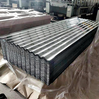 Feuille de toiture en métal ondulé prélaqué GI zinc d'épaisseur de 1,5 mm enduit