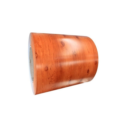 La bobine DX51D Ppgi de l'orange 0.12-4.0mm Ppgi a enduit l'acier d'une première couche de peinture galvanisé