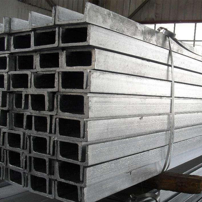 50mm a galvanisé la poutre en U ASTM Q235 Q345 de fer en métal de la Manche C