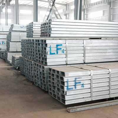 50mm a galvanisé la poutre en U ASTM Q235 Q345 de fer en métal de la Manche C