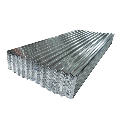 Plat galvanisé couvrant en acier DX53D 20mm ondulés plongés chauds de feuille de Gi