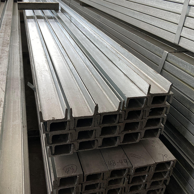 Barre en U en acier galvanisée laminée à chaud de la Manche en acier pour construire le profil de Shandong