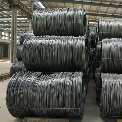 Le fil machine en acier galvanisé enduit par zinc 3.8mm SAE1006 GI a laminé à chaud le fer
