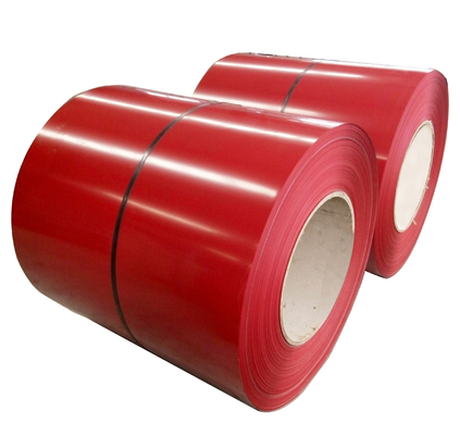 Le zinc a enduit le métal en acier pré peint G550 de bobine couvrant la feuille de PPGI pour des Chambres 600mm