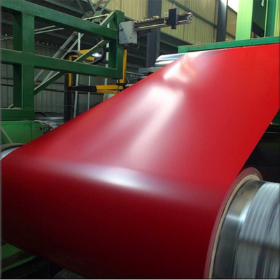 Le zinc a enduit le métal en acier pré peint G550 de bobine couvrant la feuille de PPGI pour des Chambres 600mm