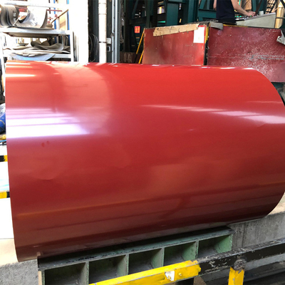 Le zinc a enduit le métal en acier pré peint G550 de bobine couvrant la feuille de PPGI pour des Chambres 600mm