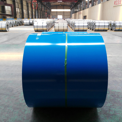 Le zinc a enduit le métal en acier pré peint G550 de bobine couvrant la feuille de PPGI pour des Chambres 600mm