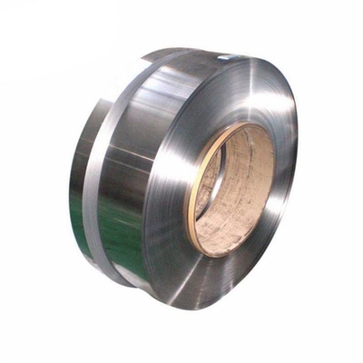 201 202 410 430 bandes solides solubles de bobines d'acier inoxydable de catégorie ont laminé à froid 50mm