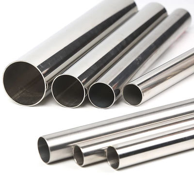 Le rond poli lumineux en métal d'Inox de tube de l'acier inoxydable 304 310 316 sifflent 300 séries