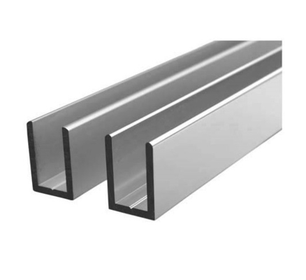 Le SUS 304 321 la poutre solides solubles de la Manche U/C d'acier inoxydable profilent 409 100*50*5mm laminés à chaud