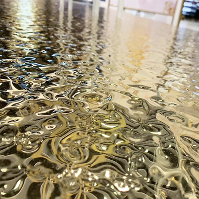 l'eau de 0.55mm a ridé la feuille inoxydable de l'alliage 309S de la plaque d'acier 430 pour décoratif