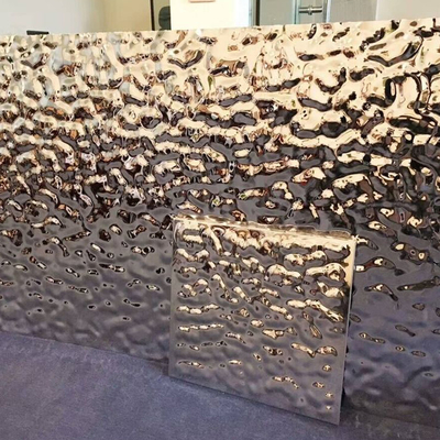 l'eau de 0.55mm a ridé la feuille inoxydable de l'alliage 309S de la plaque d'acier 430 pour décoratif