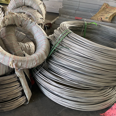 Fil Rod For Mesh Metal Wire d'acier inoxydable d'ODM 304 316 autour de 0,3 - 0.7mm
