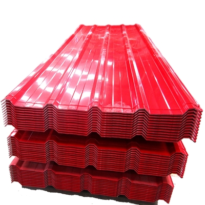 La feuille 275g de toit de la tolérance 1% PPGI colorent la toiture en acier enduite