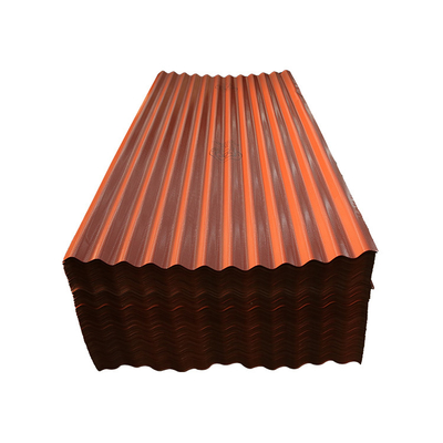 ASTM Ppgi a ridé des feuilles de toiture 1000mm
