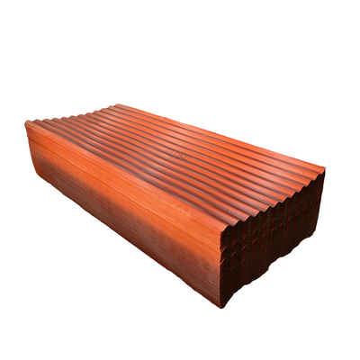 La feuille rouge Z30 plongé chaud de toit de PPGI a galvanisé le métal couvrant la couleur de Ral