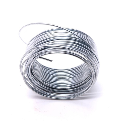 Le fil d'acier à haute résistance Z275 de 4mm a galvanisé la couleur de zinc de fil de fer