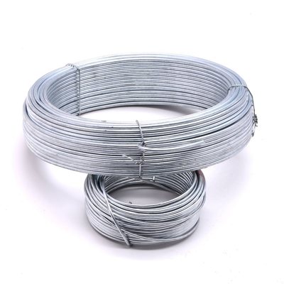 BWG 6 18 chauds galvanisés par mesure du fil d'acier 2mm plongés galvanisé