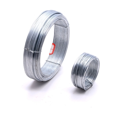 Le fil d'acier à haute résistance Z275 de 4mm a galvanisé la couleur de zinc de fil de fer