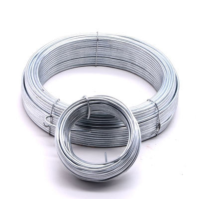 Le fil d'acier à haute résistance Z275 de 4mm a galvanisé la couleur de zinc de fil de fer