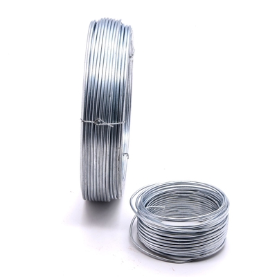 Le fil d'acier à haute résistance Z275 de 4mm a galvanisé la couleur de zinc de fil de fer