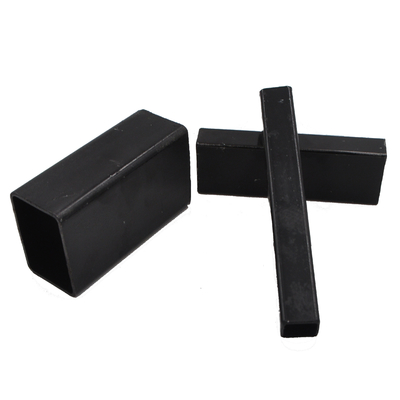 Le tuyau 6x6 de place de fer du noir Ss400 a galvanisé Mme carrée Hot Rolled de tube