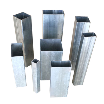 La poudre Q235 noire a enduit le tube en acier rectangulaire sans couture carré d'Astm 12ft de tuyauterie