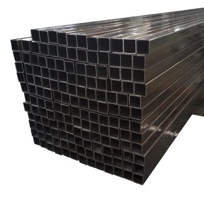 JIS G3466 a galvanisé la tuyauterie sans couture carrée noire du tuyau d'acier Q345