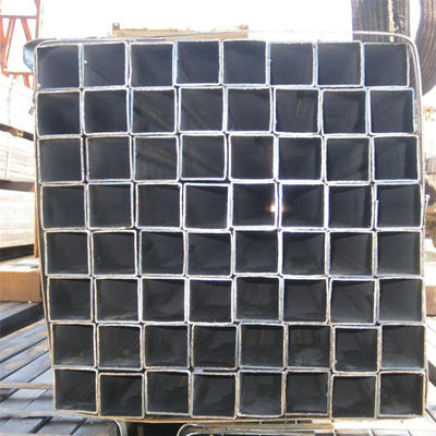 Tuyauterie noire S235JR de place en métal d'ASTM 7mm tuyau d'acier de noir de 2 pouces