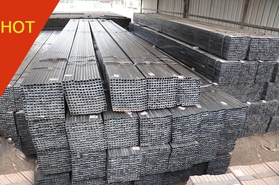Q195 a galvanisé le tube carré SPHC 2x3 a galvanisé la tuyauterie en acier