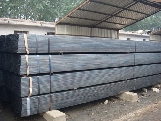 Q195 a galvanisé le tube carré SPHC 2x3 a galvanisé la tuyauterie en acier