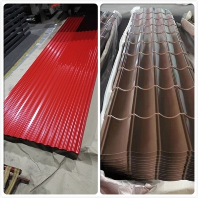 la feuille enduite CGCC de couleur de Galvalume de 800mm a pré peint en aluminium