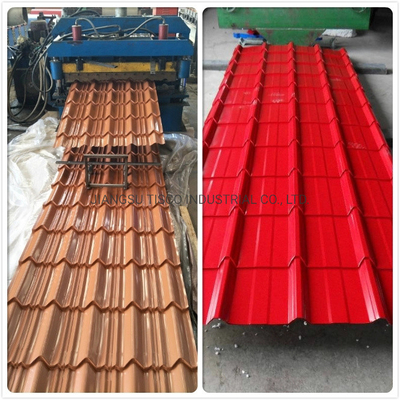 S220GD verts colorent les feuilles couvrantes enduites de la feuille 8ft de toiture de Gi