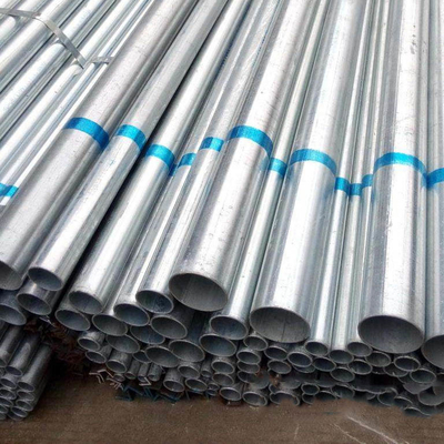 Tuyau d'acier rond galvanisé plongé chaud A106 GR B de DX52D sans couture