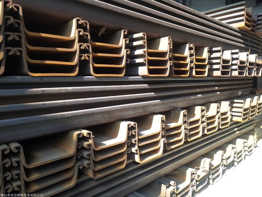 Type de la pile Z de tôle d'acier, type d'U, norme européenne En10249 S355jr S355j0