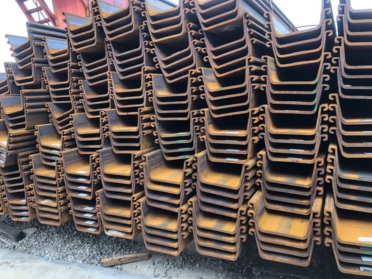 Type de la pile Z de tôle d'acier, type d'U, norme européenne En10249 S355jr S355j0