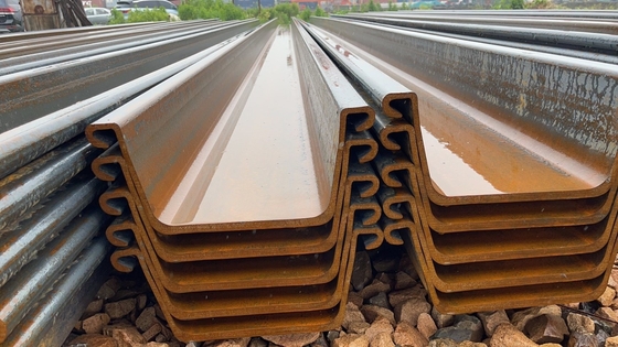 Type de la pile Z de tôle d'acier, type d'U, norme européenne En10249 S355jr S355j0