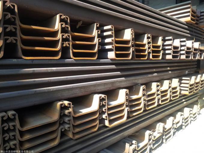 type de 400X100X10.5mm - type laminé à chaud de 2 U pile de tôle d'acier pour la construction