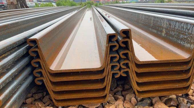  type de 400X100X10.5mm - type laminé à chaud de 2 U pile de tôle d'acier pour la construction