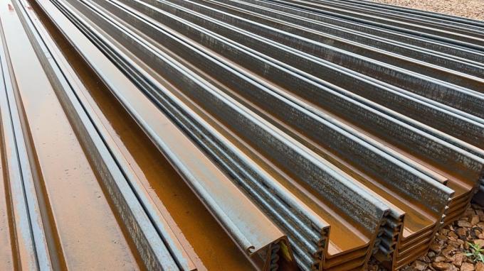type de 400X100X10.5mm - type laminé à chaud de 2 U pile de tôle d'acier pour la construction